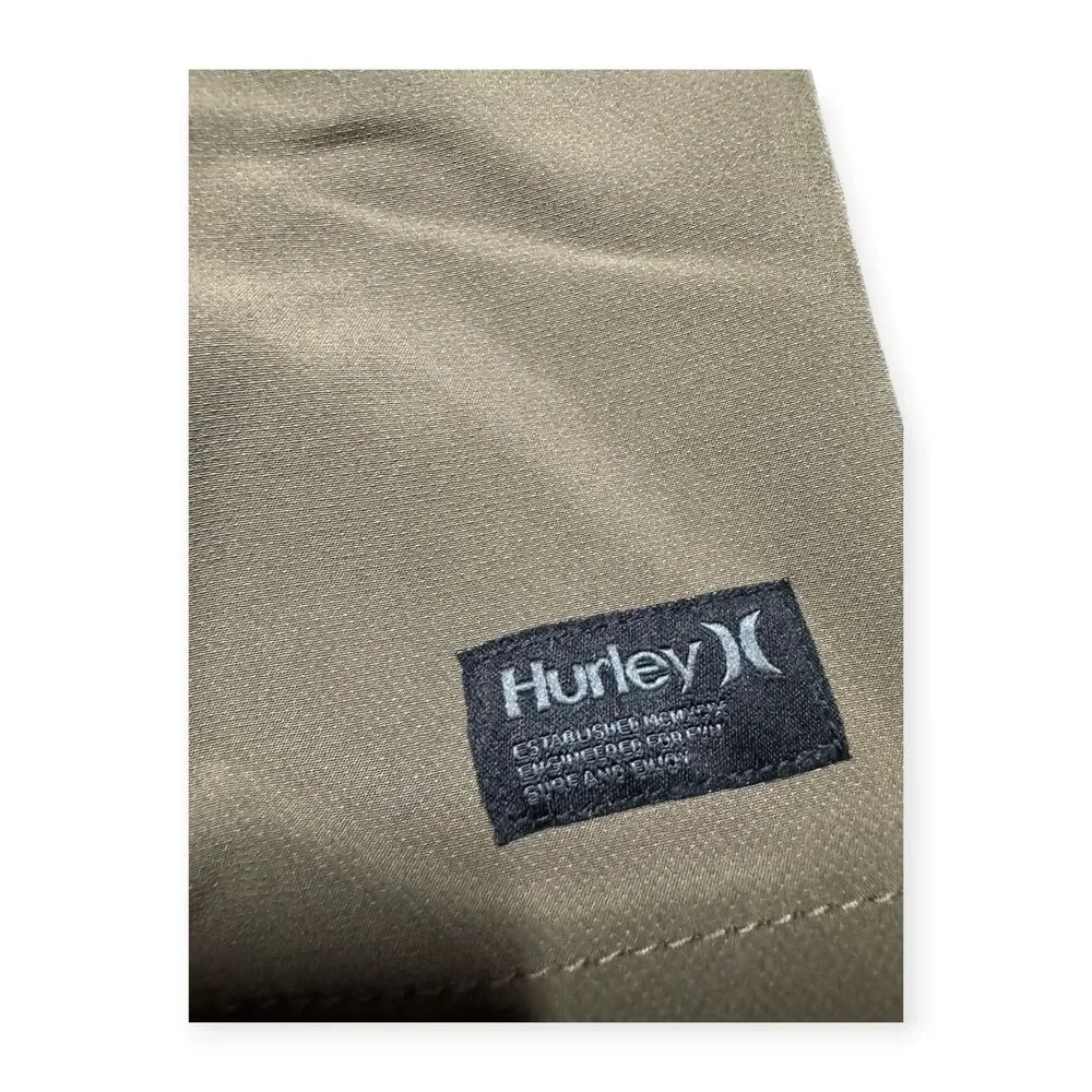 Hurley Brown Board Shorts Size 36 Surf Beach Swim Trunks Summer Shorts‎